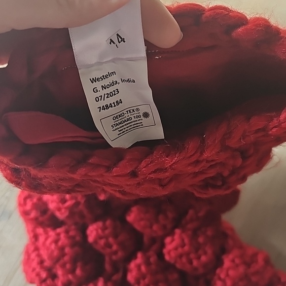 West Elm Chunky Knit Stocking - Picture 3 of 4